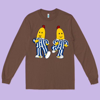 Bananas Double Long Sleeve Tee Designed By Pixelflow