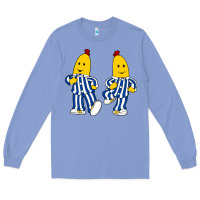 Colony Blue bananas double Long Sleeve Tee - PixelFlow
