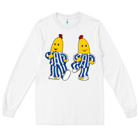 White bananas double Long Sleeve Tee - PixelFlow