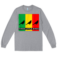 Heather Grey THREE LITTLE BIRDS Long Sleeve Tee - PixelFlow