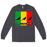 Smoke THREE LITTLE BIRDS Long Sleeve Tee - PixelFlow