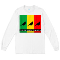 White THREE LITTLE BIRDS Long Sleeve Tee - PixelFlow
