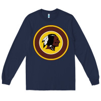 Navy the indian red skins clasic Long Sleeve Tee - PixelFlow