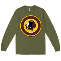 Army Green the indian red skins clasic Long Sleeve Tee - PixelFlow