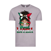 Vintage Zinc proud latina messy bun mama Vintage Tee - BundleAndBundleShop