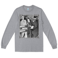 Heather Grey Lee Harvey Oswald and the Jack Ru Long Sleeve Tee - PixelFlow