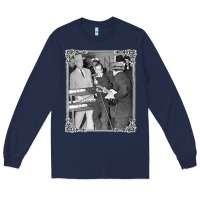 Navy Lee Harvey Oswald and the Jack Ru Long Sleeve Tee - PixelFlow