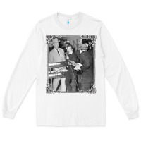 White Lee Harvey Oswald and the Jack Ru Long Sleeve Tee - PixelFlow
