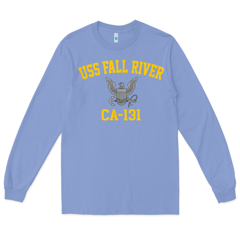 Uss Fall River Ca 131 Long Sleeve Tee by PixelFlow | Teevron