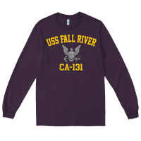 Plum uss fall river ca 131 Long Sleeve Tee - PixelFlow