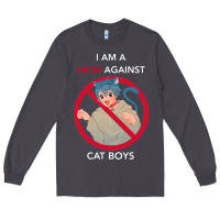 Smoke i am a mom against cat boys Long Sleeve Tee - PixelFlow