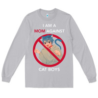 Moon Dust i am a mom against cat boys Long Sleeve Tee - PixelFlow