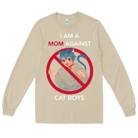 Mushroom i am a mom against cat boys Long Sleeve Tee - PixelFlow
