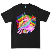 Black Pride unicorn Premium Tee - FaDigitalArtStudio