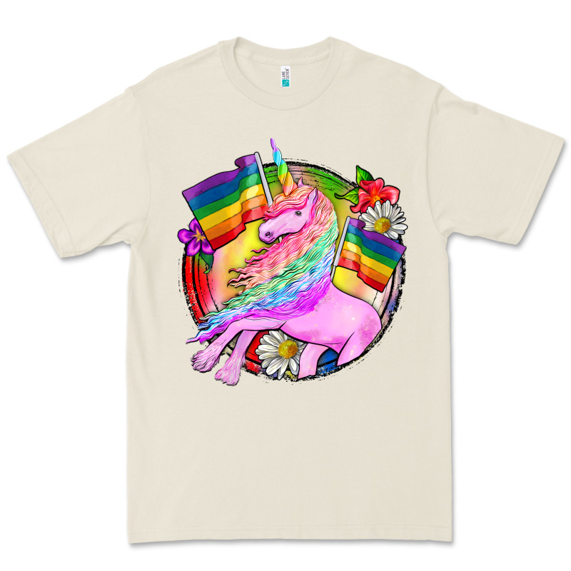 Pride Unicorn Premium Tee by FaDigitalArtStudio | Teevron