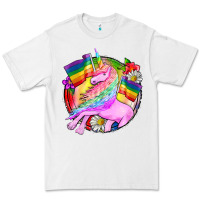 White Pride unicorn Premium Tee - FaDigitalArtStudio