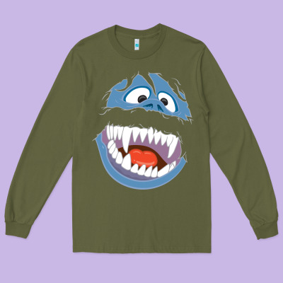 Abominable Bumble Rudolph Special Long Sleeve Tee Designed By Pixelflow