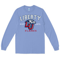 Colony Blue liberty university flames football lynchburg virginia sparky the eagle Long Sleeve Tee - PixelFlow