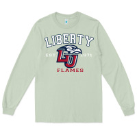 Matcha liberty university flames football lynchburg virginia sparky the eagle Long Sleeve Tee - PixelFlow