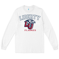 White liberty university flames football lynchburg virginia sparky the eagle Long Sleeve Tee - PixelFlow