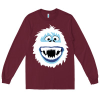 Burgundy bumble face Long Sleeve Tee - PixelFlow