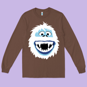 Bumble Face Long Sleeve Tee Designed By Pixelflow