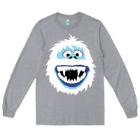 Heather Grey bumble face Long Sleeve Tee - PixelFlow