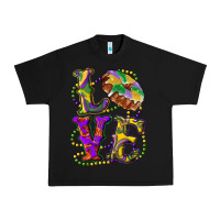 Black mardi gras love with king cake Urban Heavy Tee - RanaPortraitStore