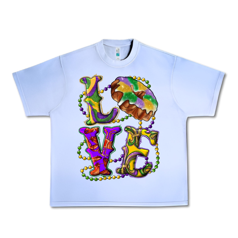Mardi Gras Love With King Cake Urban Heavy Tee by RanaPortraitStore | Teevron