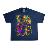 Navy mardi gras love with king cake Urban Heavy Tee - RanaPortraitStore
