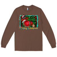 Chestnut merry Christmas teacher Long Sleeve Tee - CowhideDigitalArt