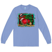 Colony Blue merry Christmas teacher Long Sleeve Tee - CowhideDigitalArt