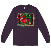 Plum merry Christmas teacher Long Sleeve Tee - CowhideDigitalArt