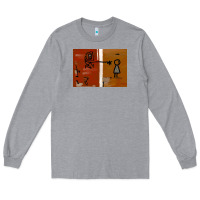 Heather Grey It’s Always Sunny Painting Long Sleeve Tee - PixelFlow