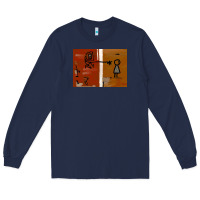 Navy It’s Always Sunny Painting Long Sleeve Tee - PixelFlow