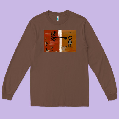 It’s Always Sunny Painting Long Sleeve Tee Designed By Pixelflow