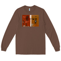 Chestnut It’s Always Sunny Painting Long Sleeve Tee - PixelFlow