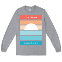 Heather Grey DAYMAN NIGHTMAN - It's Always Sunny Long Sleeve Tee - PixelFlow