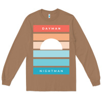 Toasted Coconut DAYMAN NIGHTMAN - It's Always Sunny Long Sleeve Tee - PixelFlow