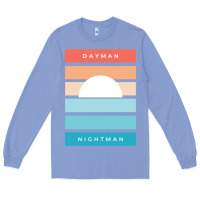 Colony Blue DAYMAN NIGHTMAN - It's Always Sunny Long Sleeve Tee - PixelFlow