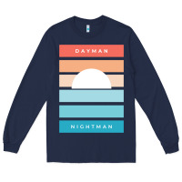 Navy DAYMAN NIGHTMAN - It's Always Sunny Long Sleeve Tee - PixelFlow