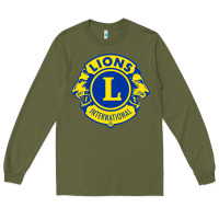 Army Green lions clubs international classic Long Sleeve Tee - PixelFlow
