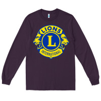 Plum lions clubs international classic Long Sleeve Tee - PixelFlow
