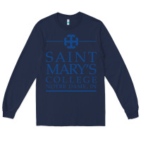 Navy saint mary's college belles Long Sleeve Tee - PixelFlow