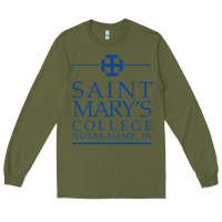 Army Green saint mary's college belles Long Sleeve Tee - PixelFlow