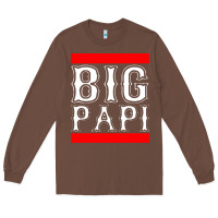 Chestnut big papi Long Sleeve Tee - PixelFlow