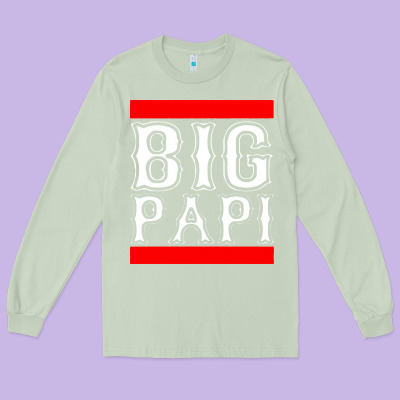 Big Papi Long Sleeve Tee Designed By Pixelflow