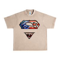 French Oak super american flag logo Urban Heavy Tee - LillyAllenDesigns