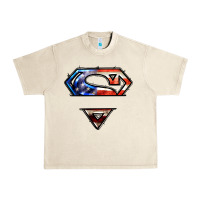 Sandshell super american flag logo Urban Heavy Tee - LillyAllenDesigns