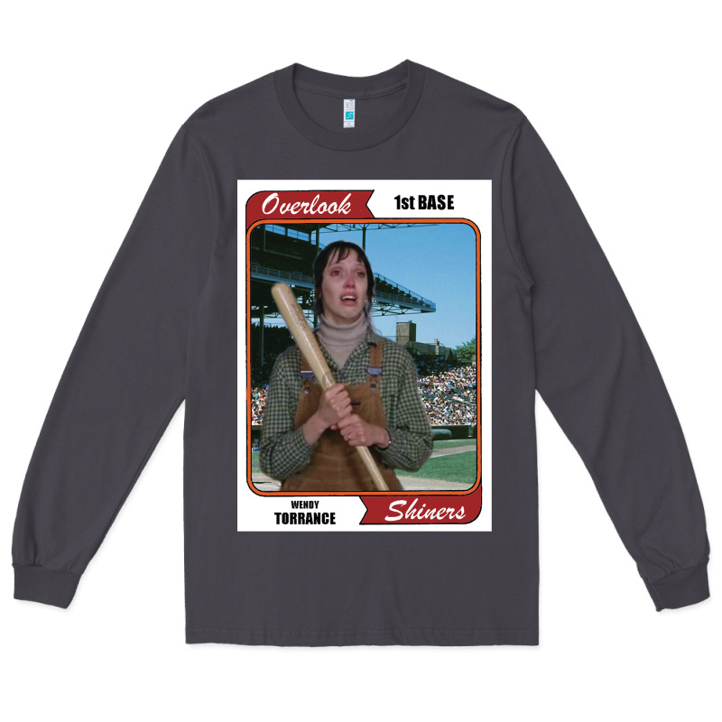 Wendy Torrance Vinatge Baseball Card Long Sleeve Tee by PixelFlow | Teevron